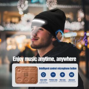 M1-BTD3 Rechargeable LED Light Beanie Hat